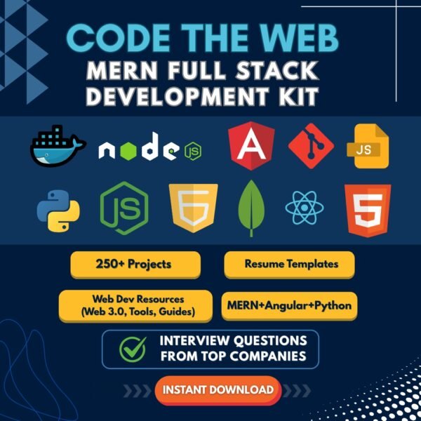 💻 Code the Web: MERN Full Stack Web Development Kit 2025